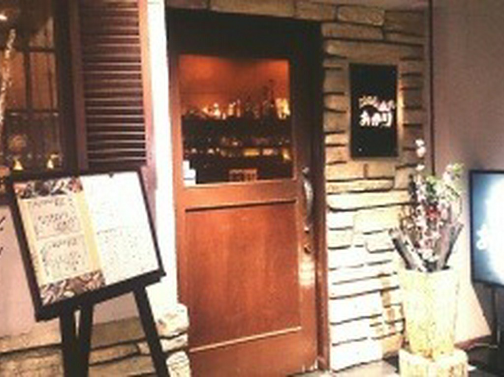 ムードある玄関