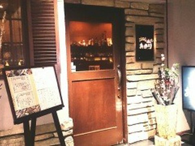 ムードある玄関