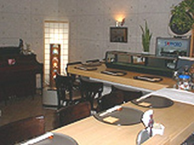 開放的な店内空間