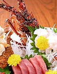 創業来人気の名物海鮮しゃぶや寿司や鮑料理、国産天然活伊勢海老、本九絵、すっぽん！大小7の個室で日本料理の醍醐味を！