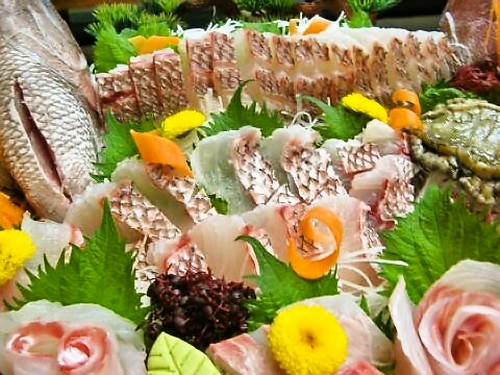 旬のお刺身・天ぷらと約30の旬のコースで美味しい時間を！
