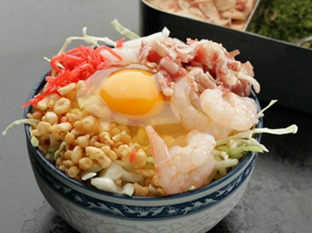 つくし野天（えび・生いか・牛ばら）