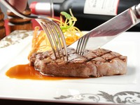 伊賀肉のやわらかいフィレ部位（テンダーロイン）のステーキコースです