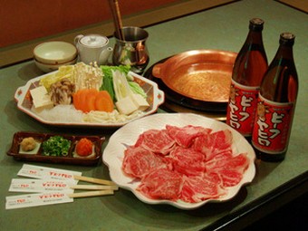 しゃぶしゃぶ（松・竹・ミックス・えびすポーク・天草大王）5コースご用意。