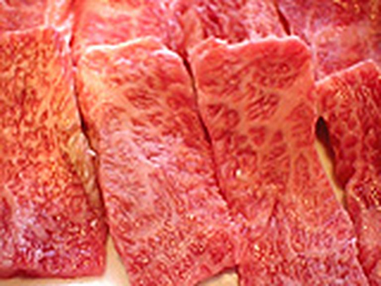 最高の霜降りカルビが1600円