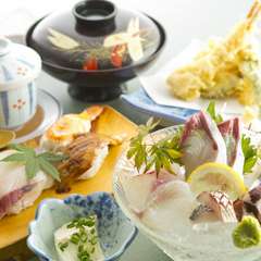天草の海の幸をたっぷりと味わえる『黒潮御膳』