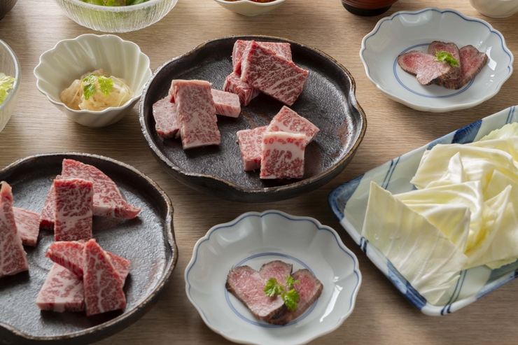 Hida beef course
