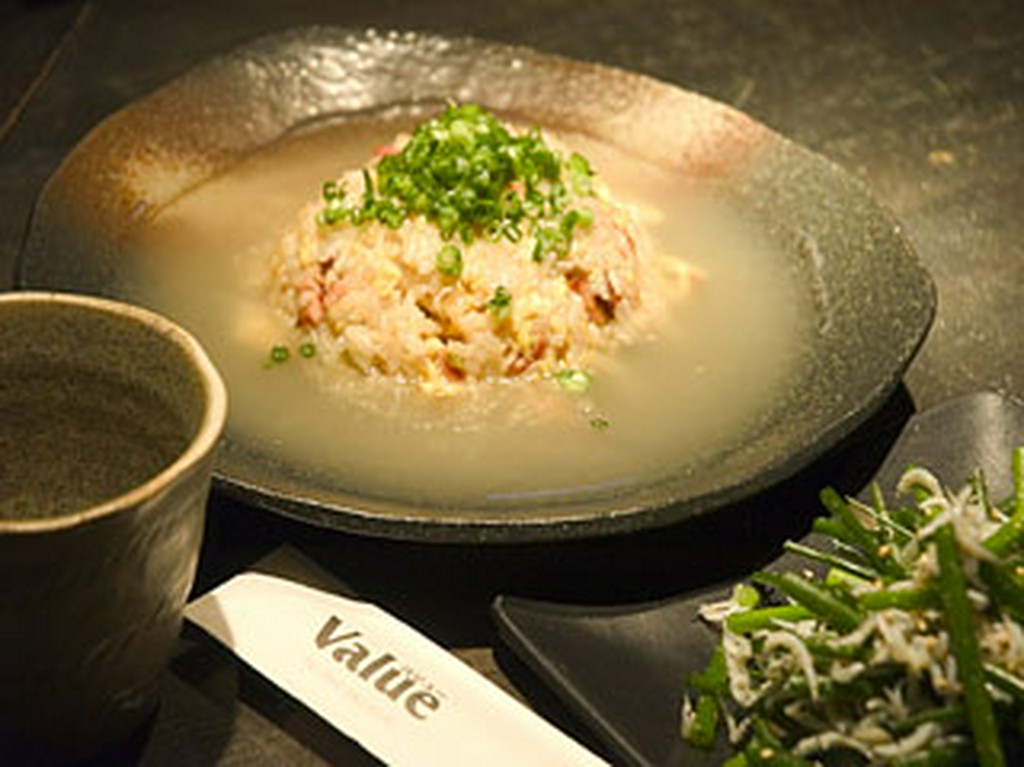あんかけスープ炒飯と旨いネギ