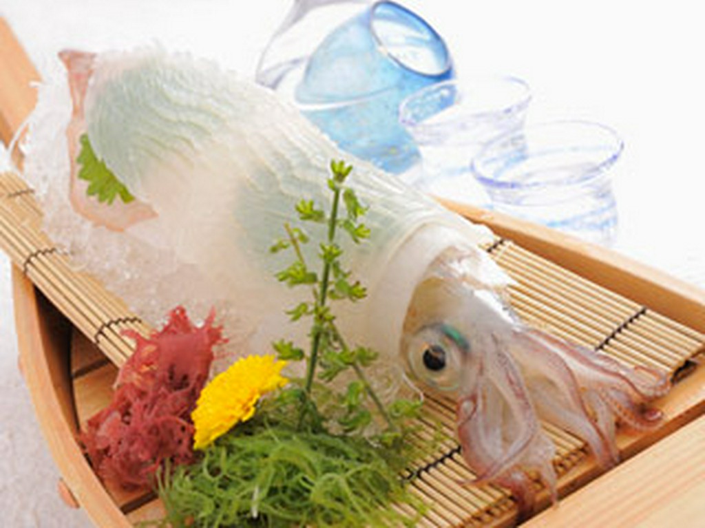 ◆いか活きづくり！