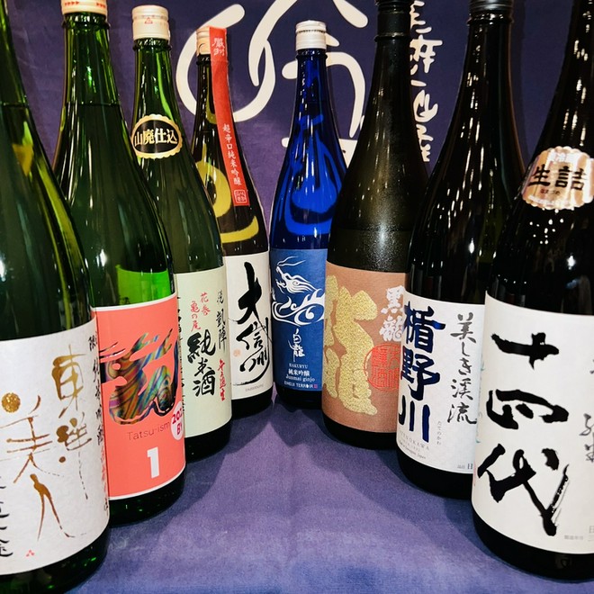 日本酒にこだわっている