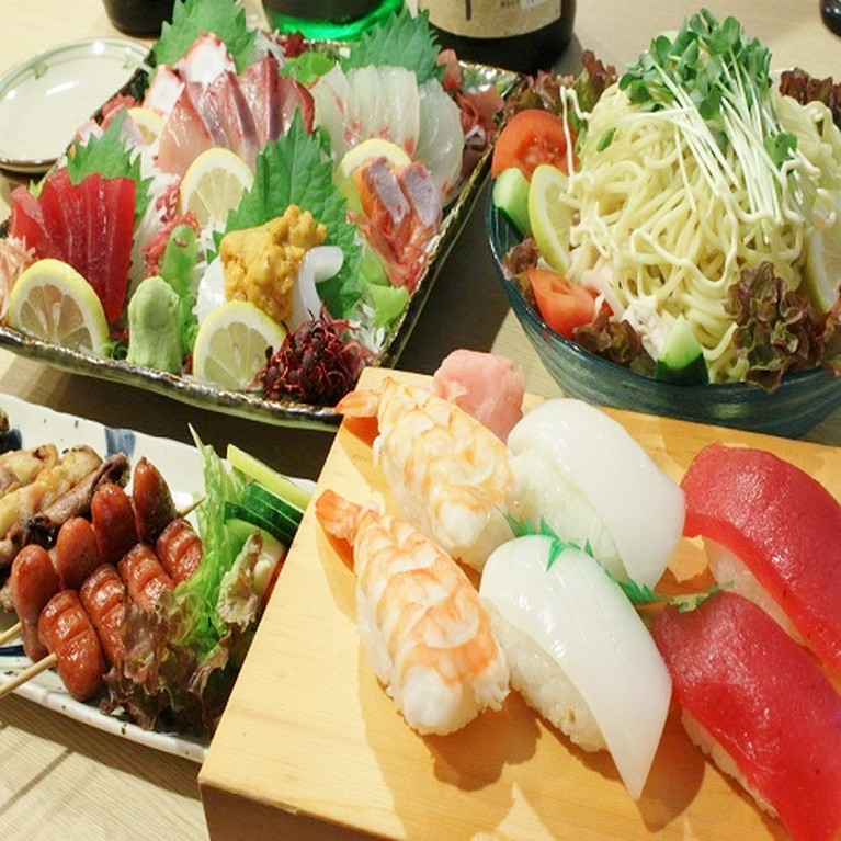 満腹セットA宴会コース3400円飲み放題税込み