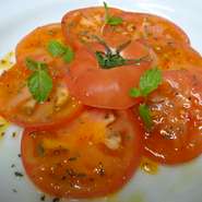 トマトのカルパッチョ