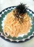 魚屋さんから仕入れたたらこを惜しみなくたっぷりと使います。