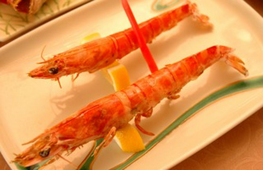 最高の車えび料理をどうぞ