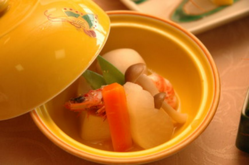 蒸し海老