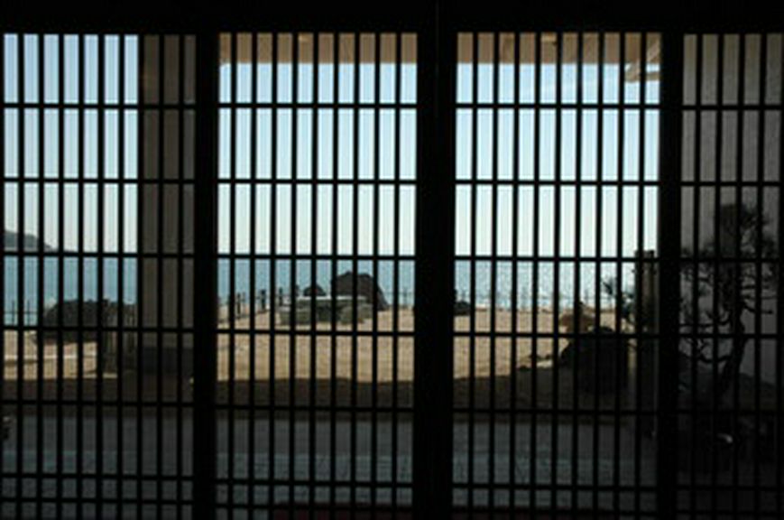 眼前に広がる秋穂の海