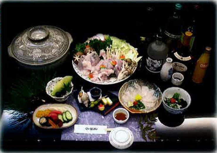 <Tiger pufferfish course> 6,500 yen (excluding tax)