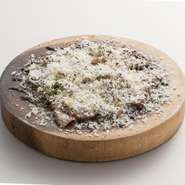 duck ham w/ parmigiano and balsamic sauce