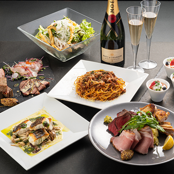 [For a special occasion! 3 hours of all-you-can-drink included] "Premium course plan" where you can enjoy grilled beef, pork, and chicken. Same-day reservations accepted!