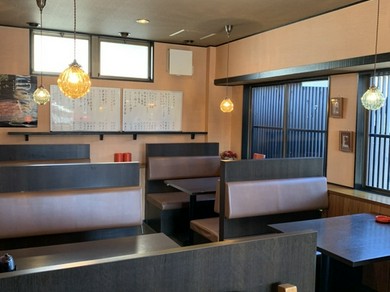 落ち着いてお食事できる和食のお店。幅広い年齢層に人気