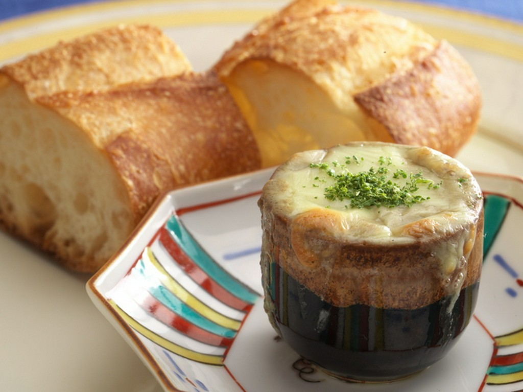 名物生ウニのチーズ焼き　バケット付き