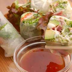 生春巻きの盛合せ　580円