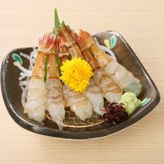 白ガスエビ刺身(時価）