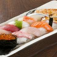 「七夕にぎり」12種の新鮮・お得な寿司セット