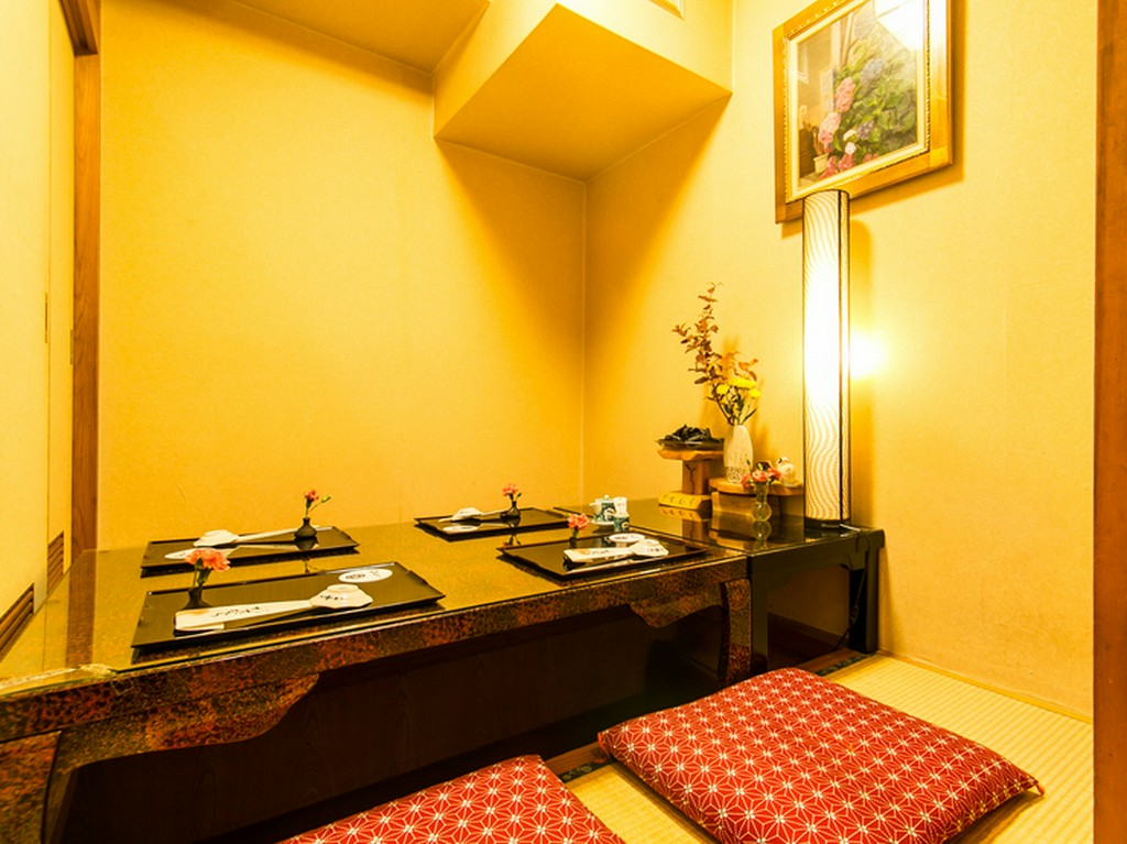 周囲が気にならない個室でおもてなし