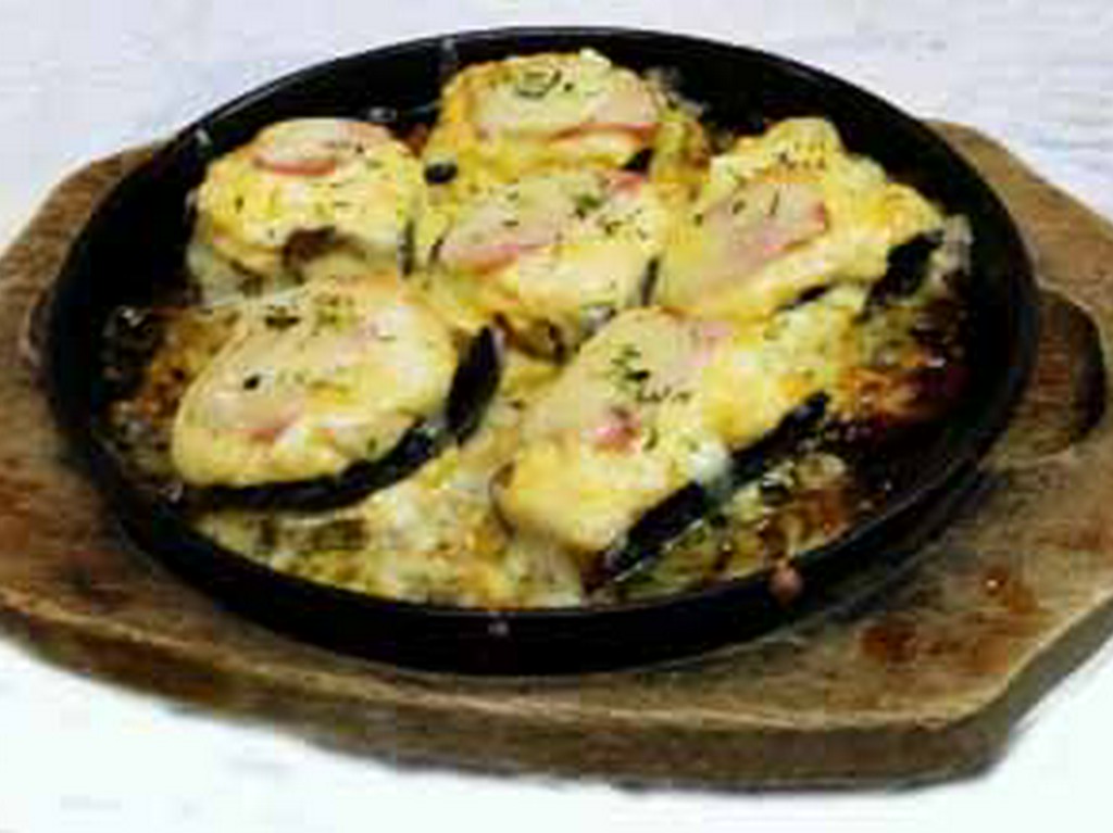 なすとベーコンのチーズ焼き