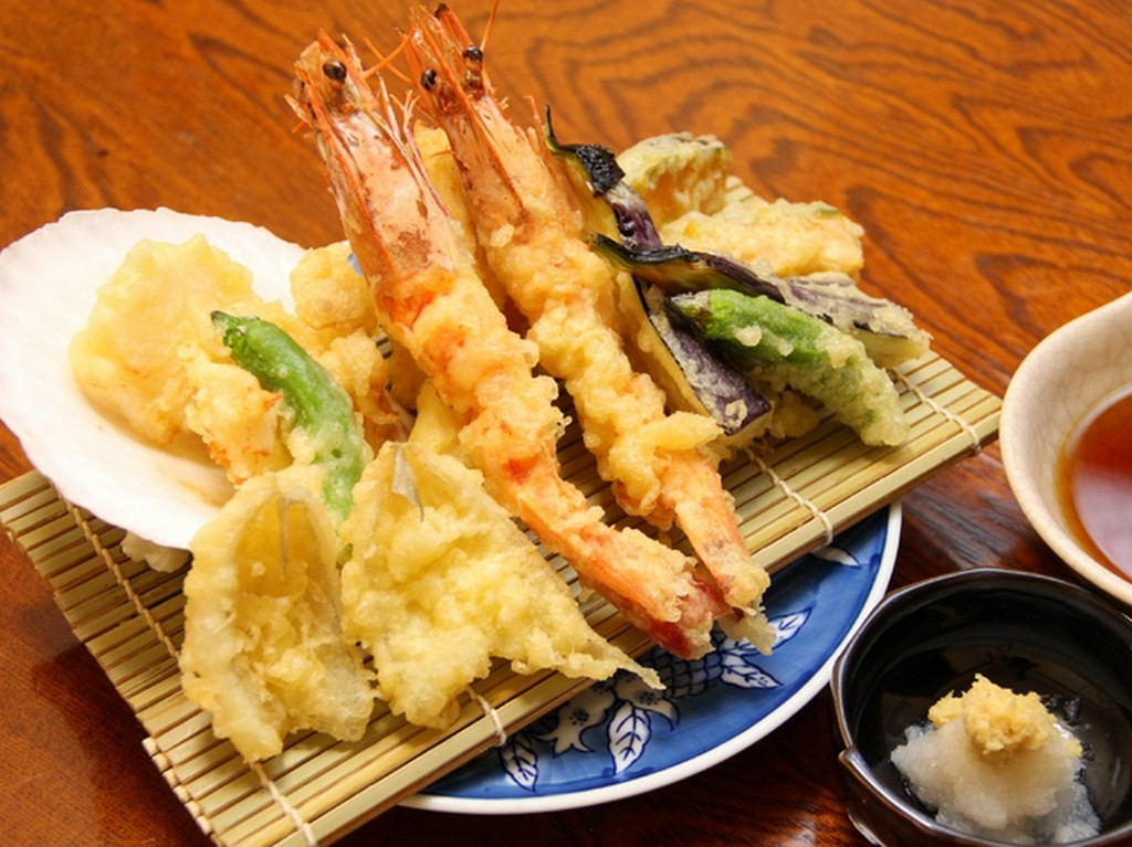 海鮮天ぷら盛り合せ