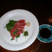 北海道産ラム肉のお刺身