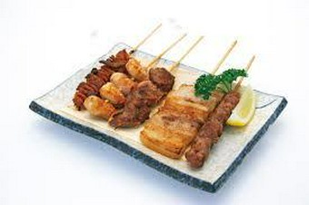 黒豚串焼盛合せ（5種5本）