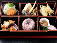 目で見ても楽しめる美しい盛り付け『ごっつお弁当』