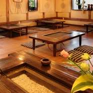超音波脱臭装置を設置しているので、お好み焼き屋さんなのに空気が爽やか！