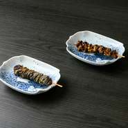 １串で、鰻の肝６～７尾分。
