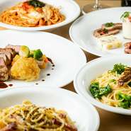 心をこめて仕上げた料理と、おいしいワイン。リラックスした楽しいひと時をお過ごしいただけます。