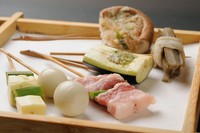 串かつ11品に料理がついた、一番人気の『京コース』