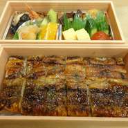 穴子の箱寿司が1人前入ったお得なお弁当です！