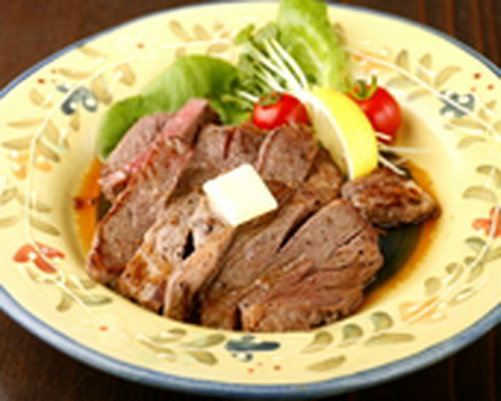 ビフテキ 和風ガーリックソース