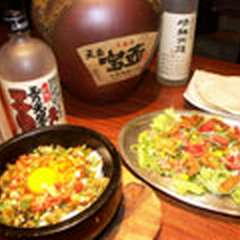 焼酎が合うメニューをたくさんそろえています