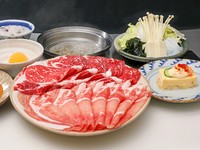 国産和牛リブロース《70g》
国産豚ロース《70g》
《選べるお通し》
デザート