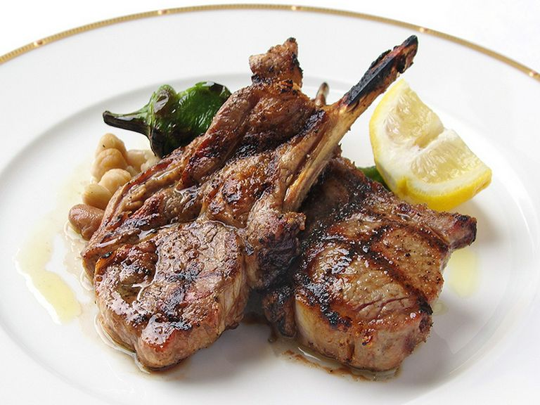 骨付 仔羊ロースのグリル
