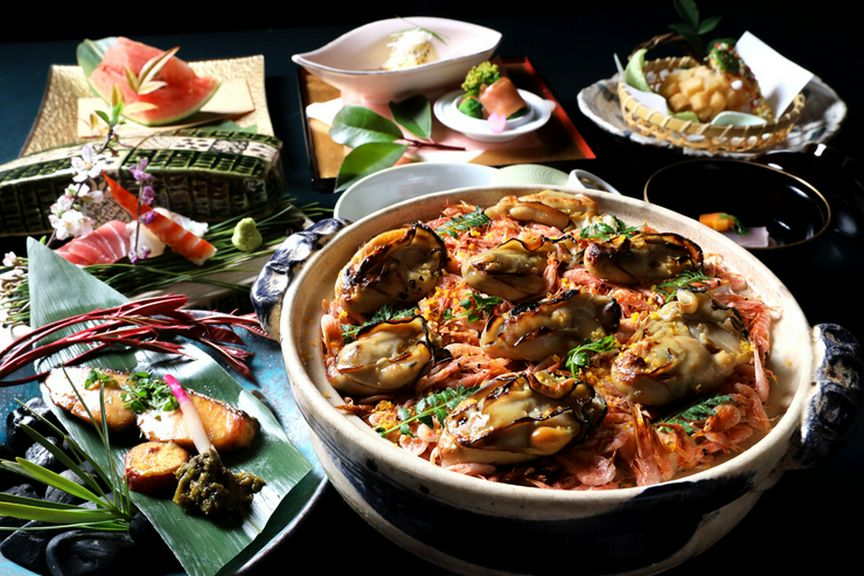 季節にあった懐石調理