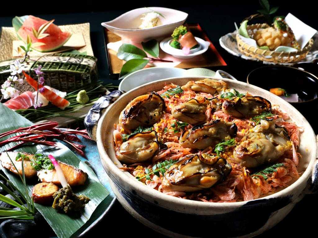 季節にあった懐石調理