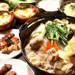 鶏スープの鶏ちゃんこ鍋は冬限定