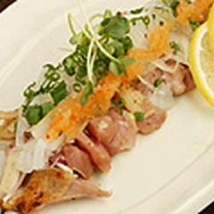 宮崎直送の日向地鶏のたたき