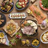 銀座でブッフェ！