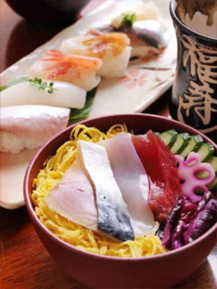 寿し御膳「かもめ」　※赤だしつき