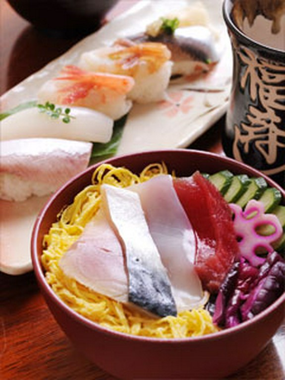 寿し御膳「かもめ」　※赤だしつき